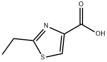 2-乙基噻唑-4-甲酸 结构式