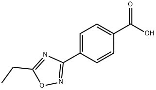 4-(5-乙基-1,2,4-氧杂二唑-3基)苯甲酸 结构式
