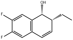 1-Naphthalenol,2-ethyl-6,7-difluoro-1,2-dihydro-,(1R,2R)-(9CI) 结构式