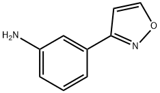 Benzenamine, 3-(3-isoxazolyl)- (9CI) 结构式