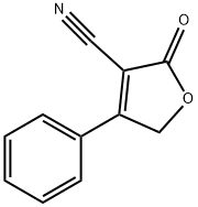 2-氧代-4-苯基-2,5-二氢呋喃-3-甲腈 结构式