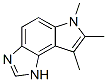 Pyrrolo[3,2-e]benzimidazole, 1,6-dihydro-6,7,8-trimethyl- (9CI) 结构式