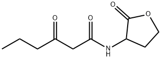 N-(3-氧代己酰)-DL-高丝氨酸内酯 结构式