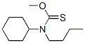 Carbamothioic  acid,  butylcyclohexyl-,  O-methyl  ester  (9CI) 结构式