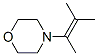 Morpholine,  4-(1,2-dimethyl-1-propenyl)-  (9CI) 结构式