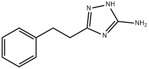 3-(2-苯基乙基)-1H-1,2,4-三唑-5-胺 结构式