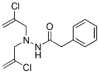 N',N'-Bis(2-chloro-2-propenyl)-2-phenylacetohydrazide 结构式
