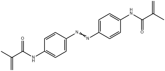 4,4'-di(methacryloylamino)azobenzene 结构式