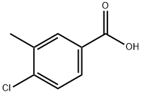 4-氯-3-甲基苯甲酸 结构式