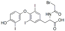 N-bromoacetyl-3,3',5-triiodothyronine 结构式