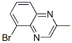 Quinoxaline, 5-bromo-2-methyl- 结构式