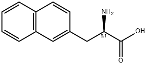 D-3-(2-萘基)-丙氨酸 结构式