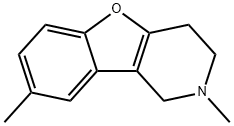 Benzofuro[3,2-c]pyridine, 1,2,3,4-tetrahydro-2,8-dimethyl- (9CI) 结构式