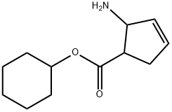 3-Cyclopentene-1-carboxylicacid,2-amino-,cyclohexylester(9CI) 结构式