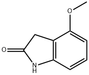 4-甲氧基-2-吲哚酮 结构式
