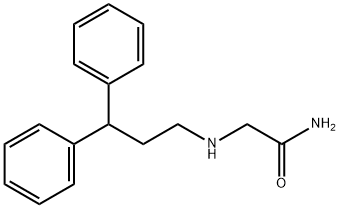 2-[(3,3-二苯基丙基)氨基]-乙酰胺 结构式