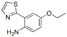 Benzenamine, 4-ethoxy-2-(2-thiazolyl)- (9CI) 结构式