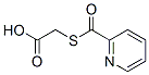 Acetic acid, [(2-pyridinylcarbonyl)thio]- (9CI) 结构式