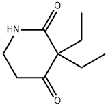 3,3-二乙基哌啶-2,4-二酮 结构式