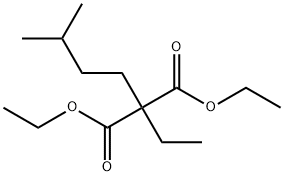 乙基(异戊基)丙二酸二乙酯 结构式
