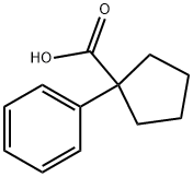 1-苯基环戊烷羧酸 结构式