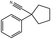 1-苯基-1-氰基环戊烷 结构式
