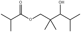 3-hydroxy-2,2,4-trimethylpentyl isobutyrate 结构式