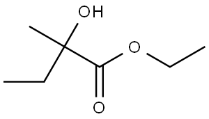 2-羟基-2-甲基丁酸乙酯 结构式