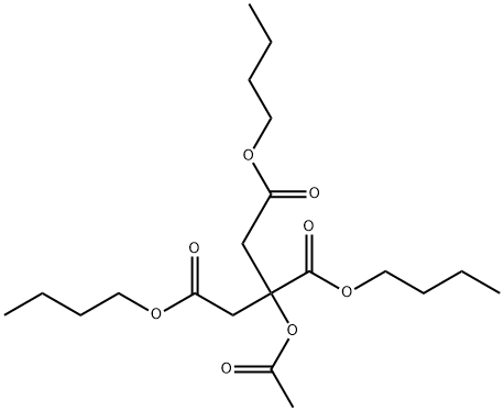 乙酰柠檬酸三丁酯 结构式
