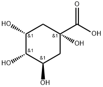 右旋奎宁酸 结构式