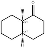 8a-Methyloctahydro-1(2H)-naphthalenone 结构式