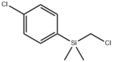 4-氯苯氯甲基二甲硅烷 结构式