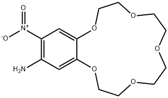 4'-氨基-5'-硝基苯并-15-冠-5 结构式