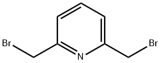 2，6-双（溴甲基）吡啶 结构式