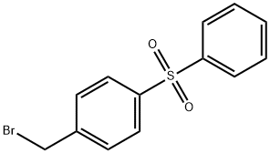 4-(broMoMethyl)phenyl phenyl sulfone 结构式