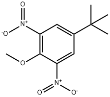 4-叔丁基-2,6-二硝基苯甲醚 结构式