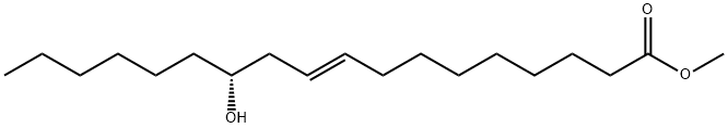 12-羟基-9-十八烯酸甲酯 结构式