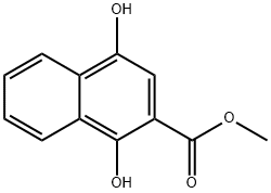 1,4-二羟基-2-萘甲酸甲酯 结构式