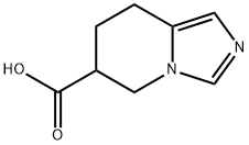 5,6,7,8-四氢咪唑并[1,5-A]吡啶-6-羧酸 结构式