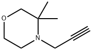 Morpholine, 3,3-dimethyl-4-(2-propynyl)- (9CI) 结构式