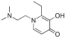 4(1H)-Pyridinone, 1-[2-(dimethylamino)ethyl]-2-ethyl-3-hydroxy- (9CI) 结构式