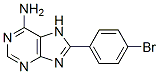 8-(4-bromophenyl)-7H-purin-6-amine 结构式