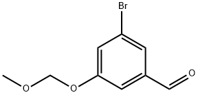 3-溴-5-(甲氧基甲氧基)苯甲醛 结构式
