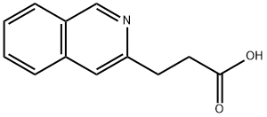 3-(ISOQUINOLIN-3-YL)PROPANOIC ACID 结构式