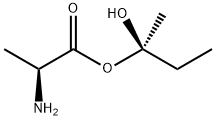 L-Alanine, (1R)-1-hydroxy-1-methylpropyl ester (9CI) 结构式