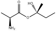 L-Alanine, (1S)-1-hydroxy-1-methylpropyl ester (9CI) 结构式