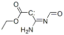 Ethylidene,  2-amino-1-(ethoxycarbonyl)-2-(formylimino)-,  (2E)-  (9CI) 结构式