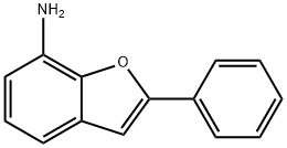 (2-苯基苯并呋喃-7-基)胺 结构式