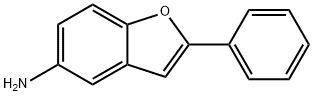 2-苯基-1-苯呋喃-5-胺 结构式