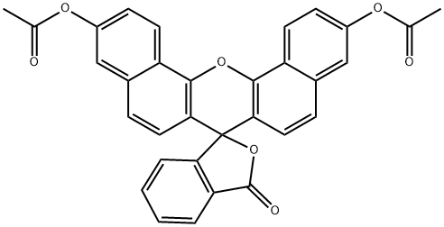 萘并醋酸荧光素荧光用 结构式